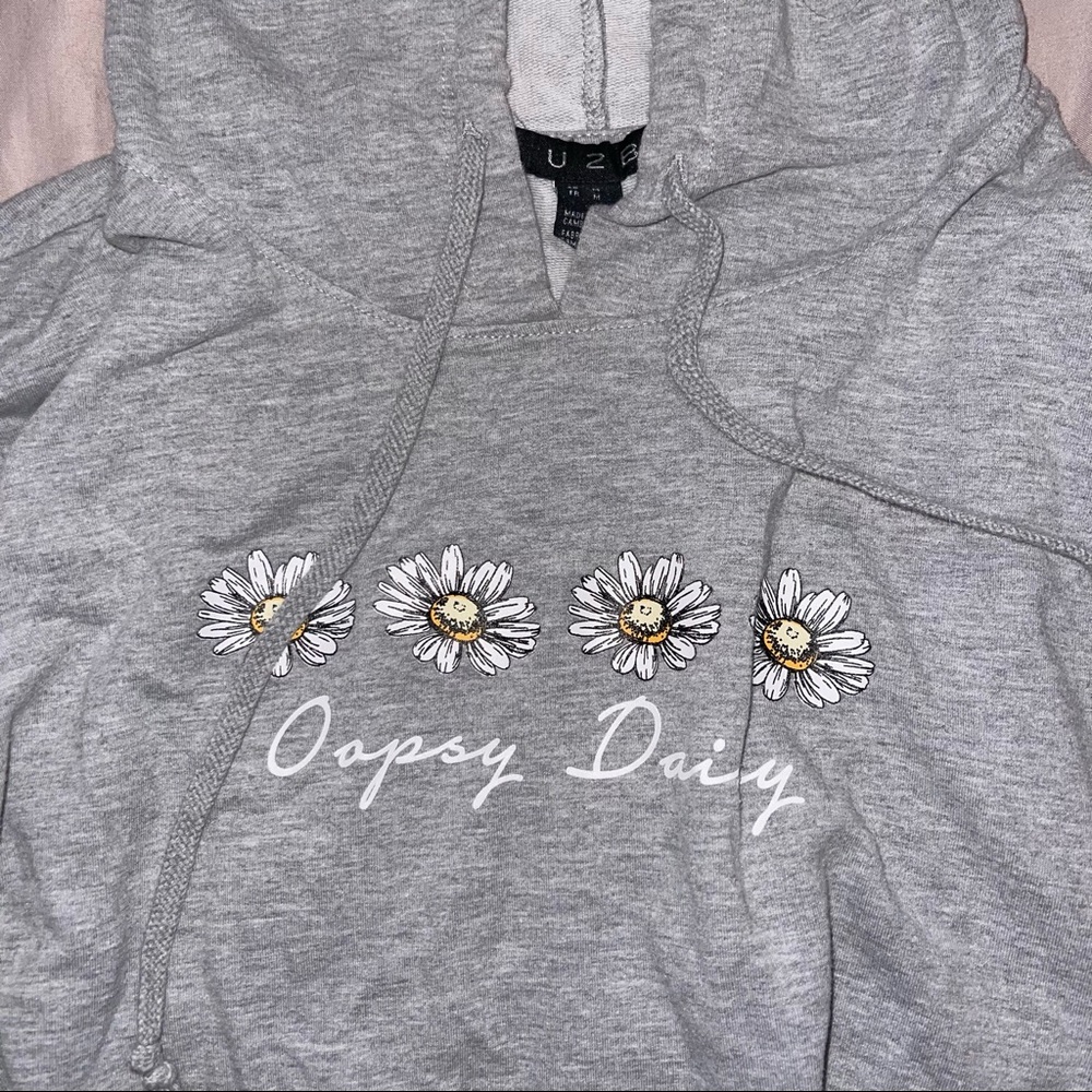 U2B Hoodie with Sunflowers - Medium